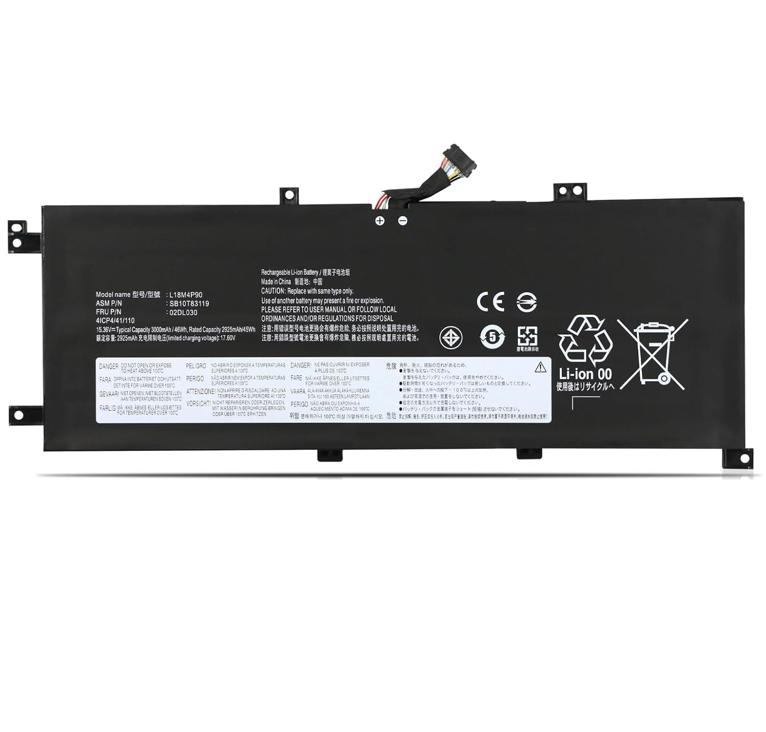 L18C4P90 L18D4P90 L18M4P90 02DL030 02DL032 Laptop Battery