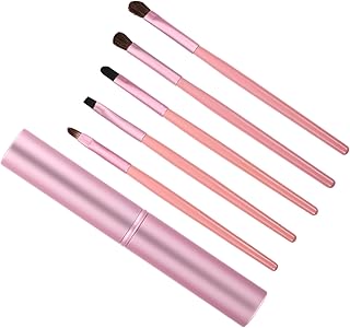 5pcs Portable Eyeshadow Brush Set with Handle...