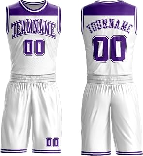 Custom Basketball Jersey Uniform Athletic Personalized Baseball Team Jersey Shorts Printed Name Number for Men Women Youth