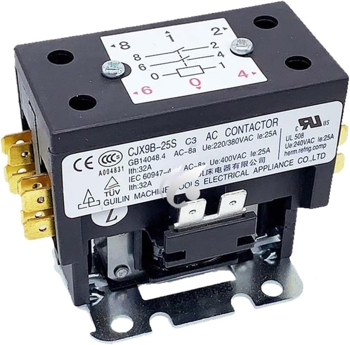 Parts CJX9B-25S CJX9B-25S/D machine AC contactor 220V25A(CJX9B25S D)