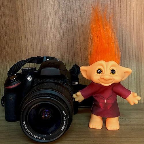 Miniatura 7 de Muñecas Troll vintage, muñecas Troll cromáticas adorables para colecciones, proyectos escolares, artes y manualidades, recuerdos de fiesta, 7.5