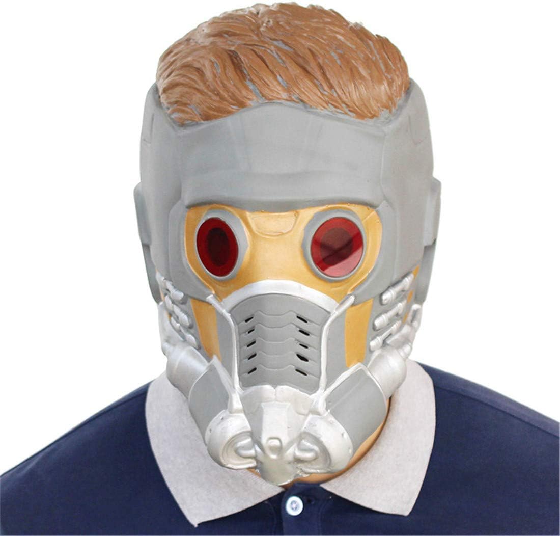 VJUKUBWINE Galaxy Guard 2 Star Helmet Mask Halloween Decoration Costume Mask Cosplay Full Head Mask Latex Fire Wolf