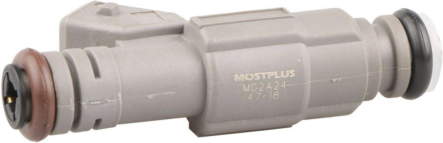 MOSTPLUS 0280155715 24LB 250cc 4 Holes Fuel Injectors Compatible forJeep Cherokee Dodge Dakota Ram Van 5.2 5.9 0280150947 0280150965 (8 sets)
