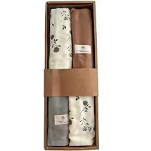 100% Cotton Gauze Towel Gift Set, Soft Absorbent Quick-Dry Face Towels for Home Use, 14.96" x 29.53", Premium Gift Box Packaging 4 Pack