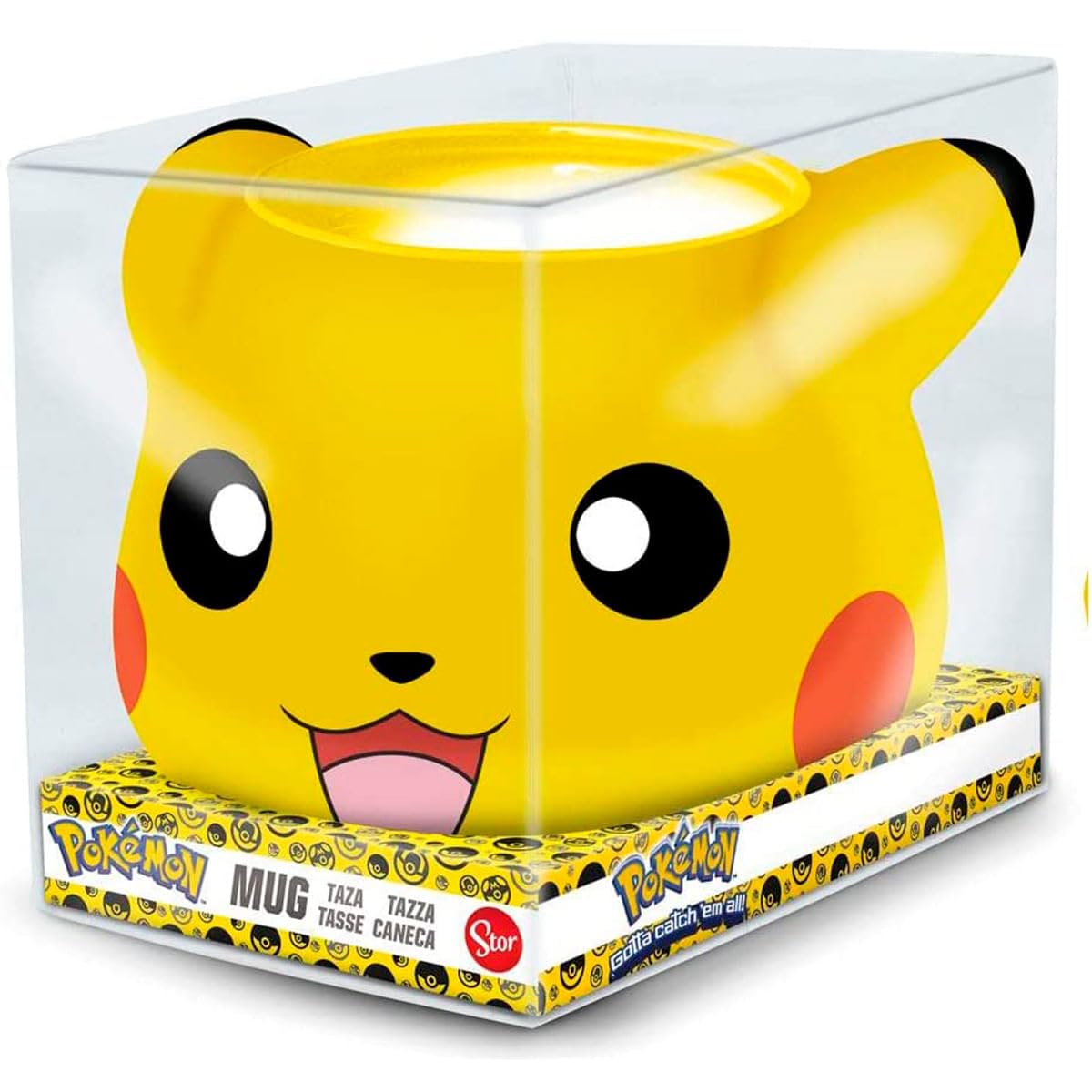 Pokemon 3D Tasse Pikachu 500 ml, Gelb