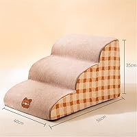 Vista 5 de ACQUIRE Pet Stairs Steps Stairs Pet Ramp Ladder Removable Dogs Bed Puppy Stairs Climbing Ladde Bedside Sofa