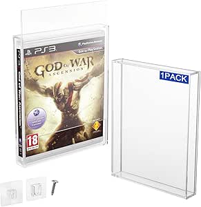 Amazon.com: CaSZLUTION Clear Acrylic Video Game Box Protector Case for ...