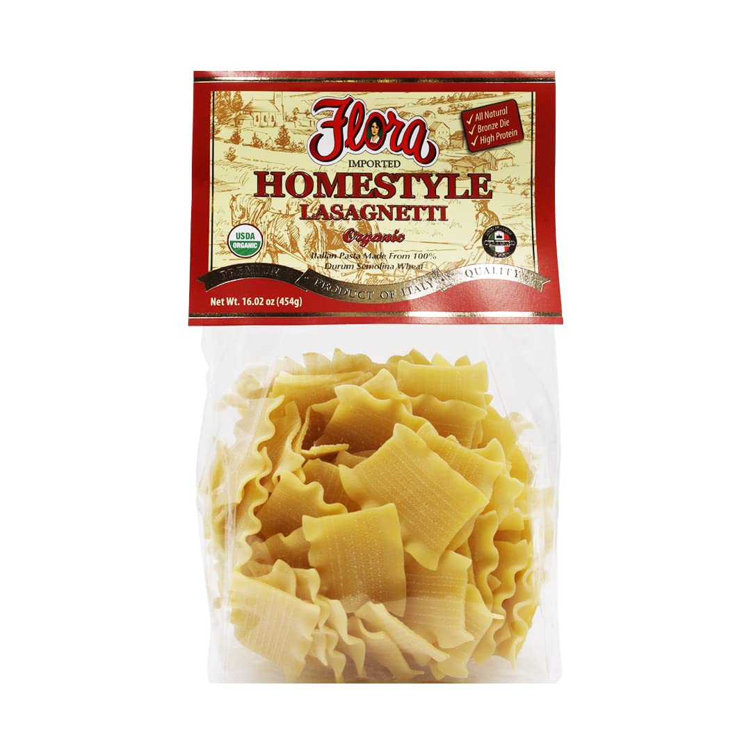 Flora Fine Foods Organic Homestyle Pasta (Organic Lasagnetti Homestyle)