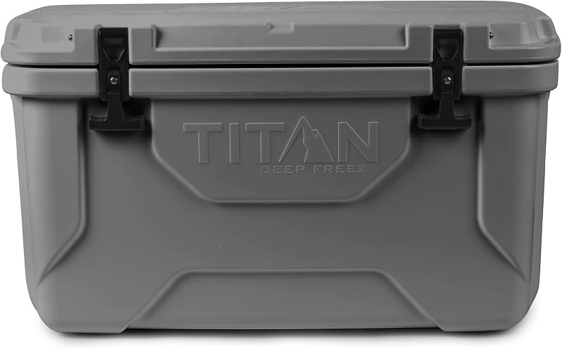 Titan Hard Ice Chest Cooler Roto Cooler with Microban Protection and Deep Freeze Insulation