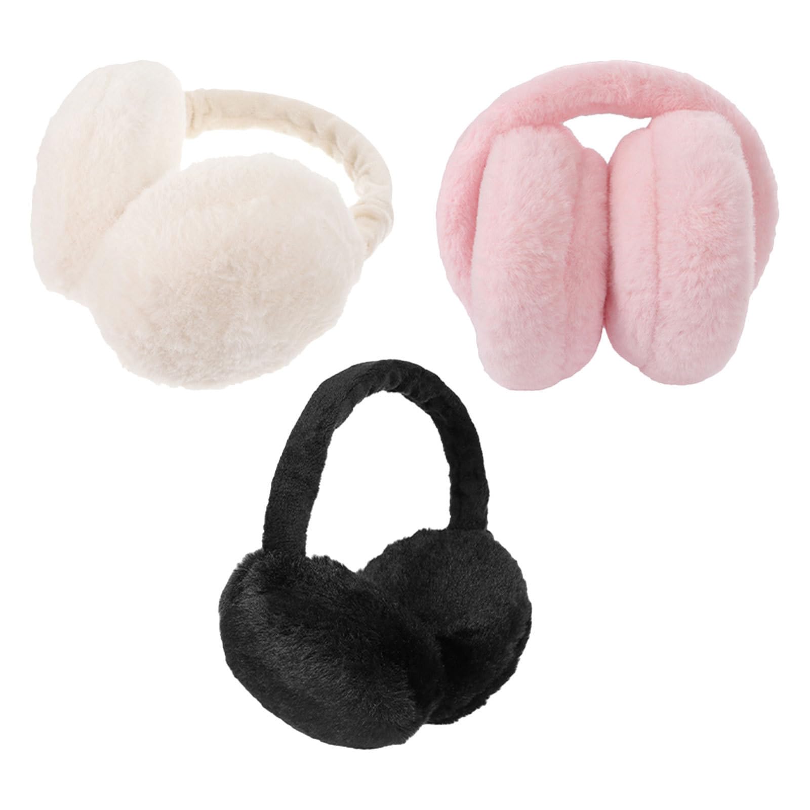 Orejeras para deportes de invierno y paseos diarios con felpa cálida 8