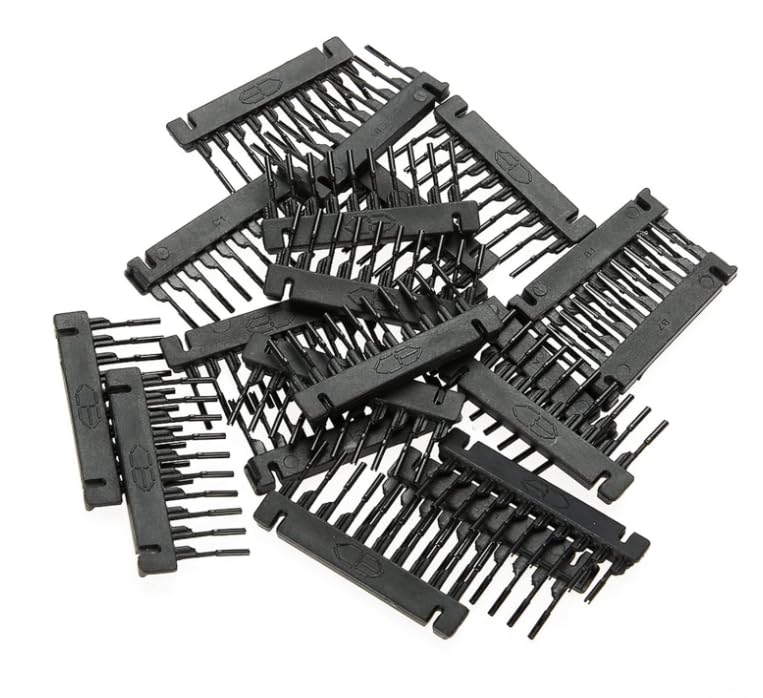 C-shaped Buckle, Hair Extension Buckles for 1st Generation 6D Hair Extensions Machine, Human Hair No-Trace Hair Extensions Kit Tool,40pcs