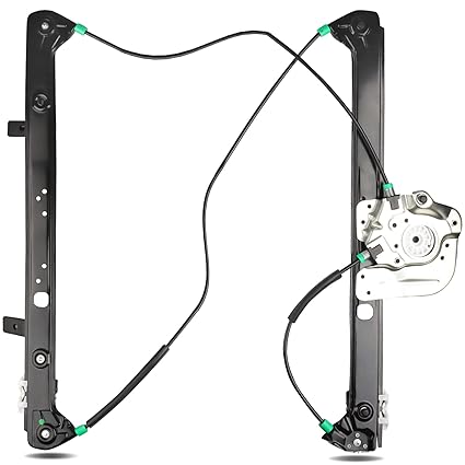 NPAUTO Front Driver Side Power Window Regulator Without Motor Replacement for B-MW X5 E53 Sport Utility 2000 2001 2002 2003 2004 2005 2006, Left, 740-488