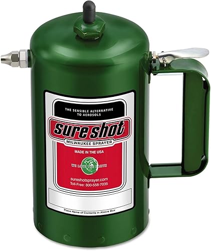 Sure Shot, A1000G, pulverizador con interior de acero, color verde, capacidad de 32 onzas