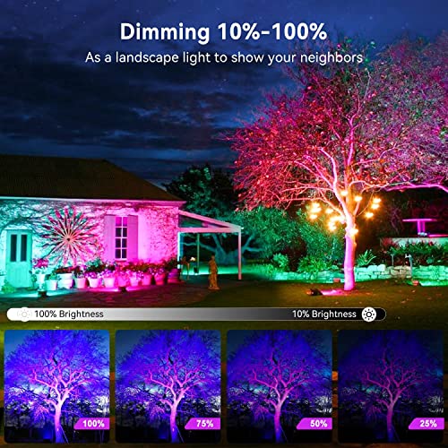 Wrrlight Outdoor Lights Bundle Ultra Long Led Light Strip, 200Ft Rgb Strip Lights With App & Remote Control, Flexible Led Rope Lights For Yard Garden Patio #TOP5