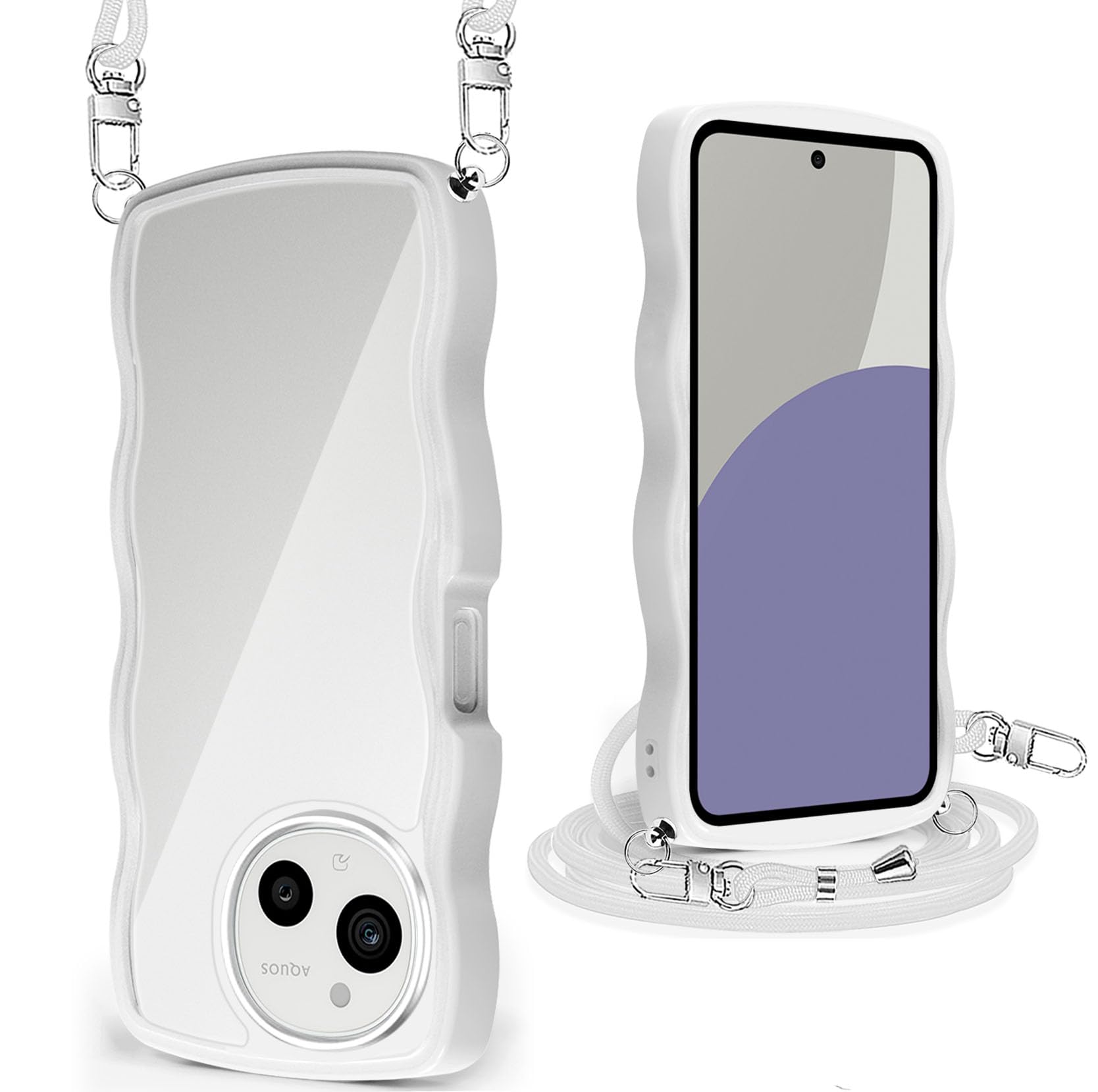 Amazon.co.jp: AQUOS sense9 / AQUOS sense10 ケース クリア