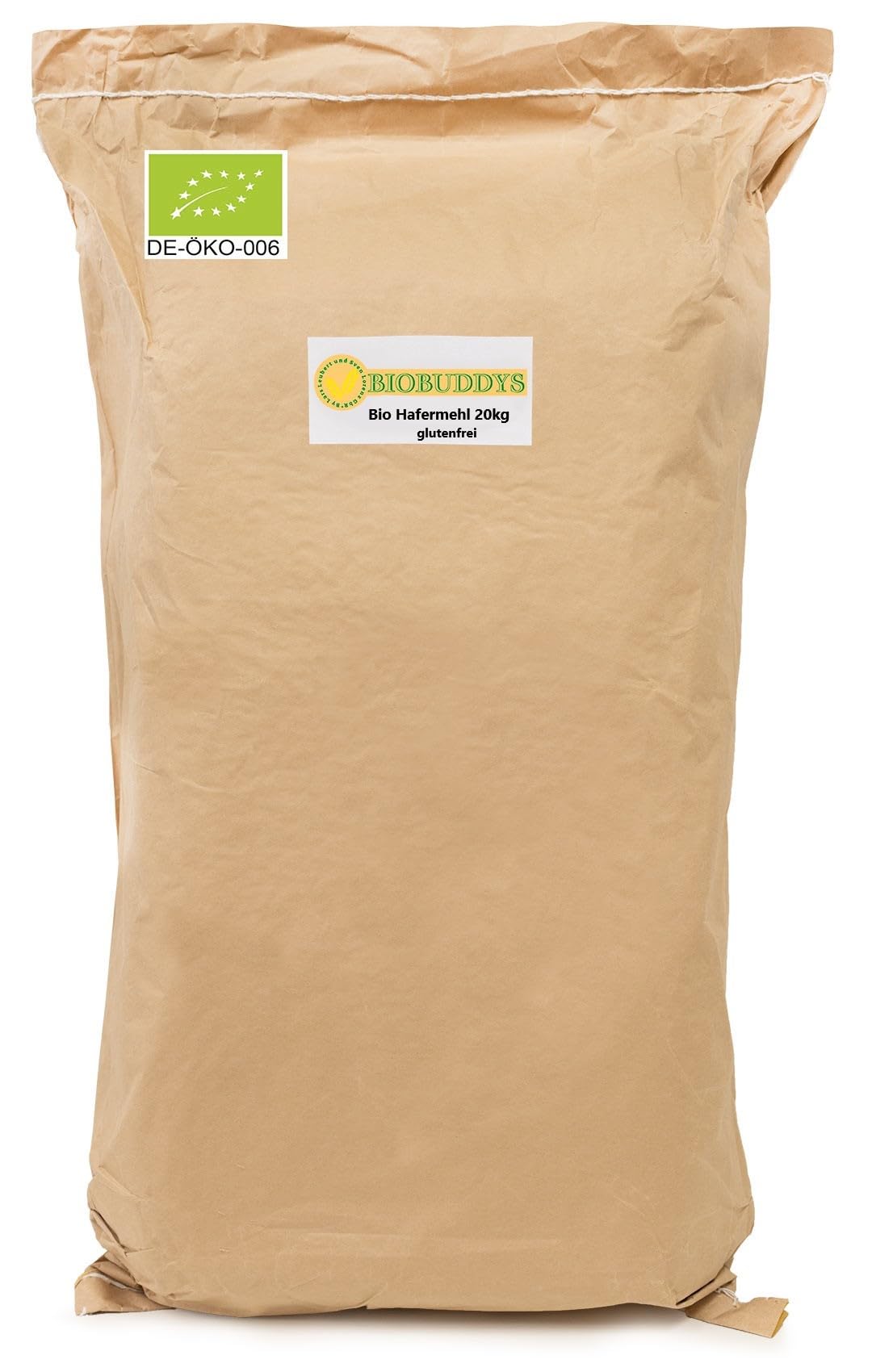 Bio Hafermehl 20 kg | Mild-nussige Backzutat für Pfannkuchen, Waffeln, Porridge, Smoothies, Bratlinge, Kekse und Brot