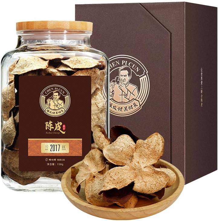 Chen Pi Cun（陳皮村吴村长）2017 Dried Aged Xinhui Tangerine Peel 新会陈皮 Chenpi 150g