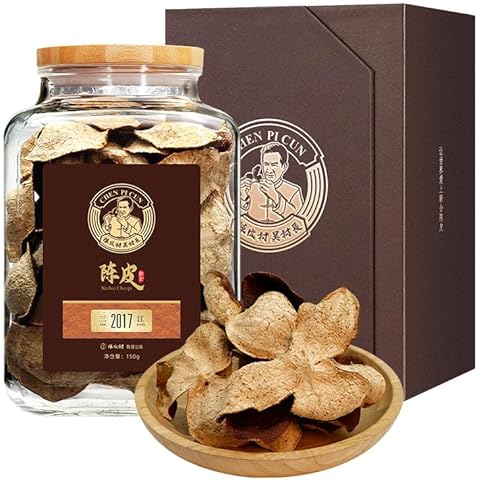 Chen Pi Cun（陳皮村吴村长）2017 Dried Aged Xinhui Tangerine Peel 新会陈皮 Chenpi 150g Cover