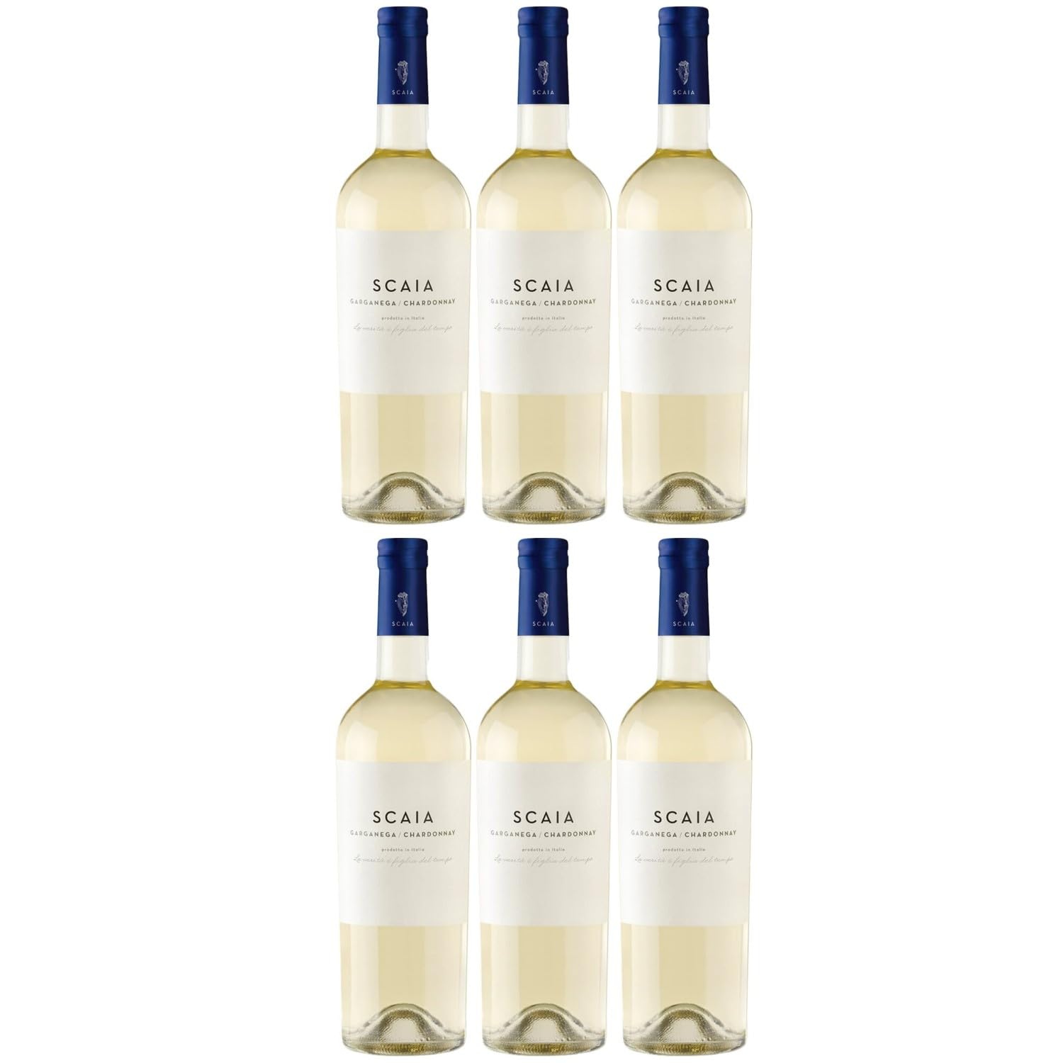 Tenuta Sant'Antonio Scaia Bianca Garganega Chardonnay Weißwein weiß trocken Venetien Italien inkl. FeinWert E-Book (6 x 0,75l)