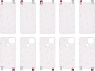 Generic Gelatin 3D Front And Back Full Cover Screen Protection With Anti Scratch Layer And High Transparency For Oppo A15 6.52" 0.2 MM Set Of 5 Pieces - Clear