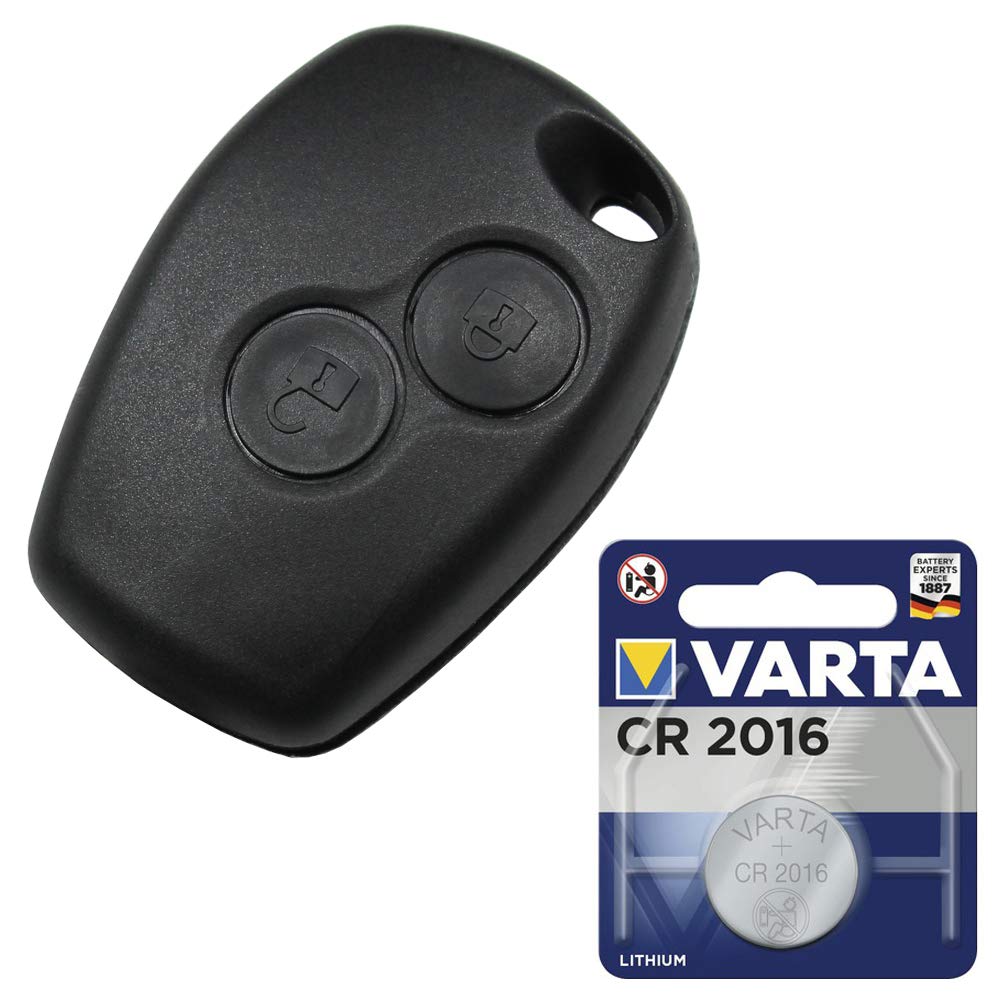 Coque De Clé Voiture 2 Boutons Pour Renault Clio 3, Twingo, Dacia - Remplacement Boîtier Uniquement