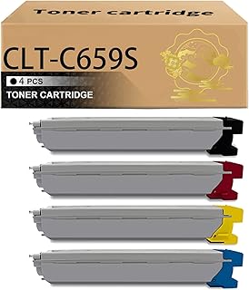 Substituição Cartucho de toner de alto rendimento CLT-C659S Compatível para a Samsung usar com CLX-8640nd CLX-865OND TONER PRINTER 4 Combo Pack