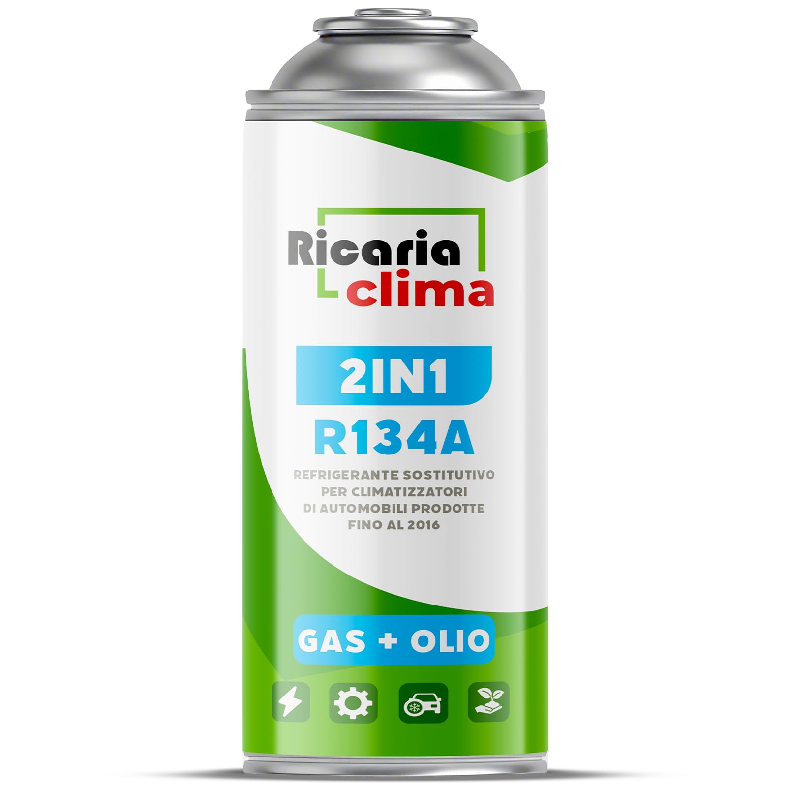 Réfrigérant R134a Gaz de Remplacement – Remplissage de Climatisation Automobile – Bouteille de Gaz 235 G – Climatisation Automobile – Camping-Car – Bouteille