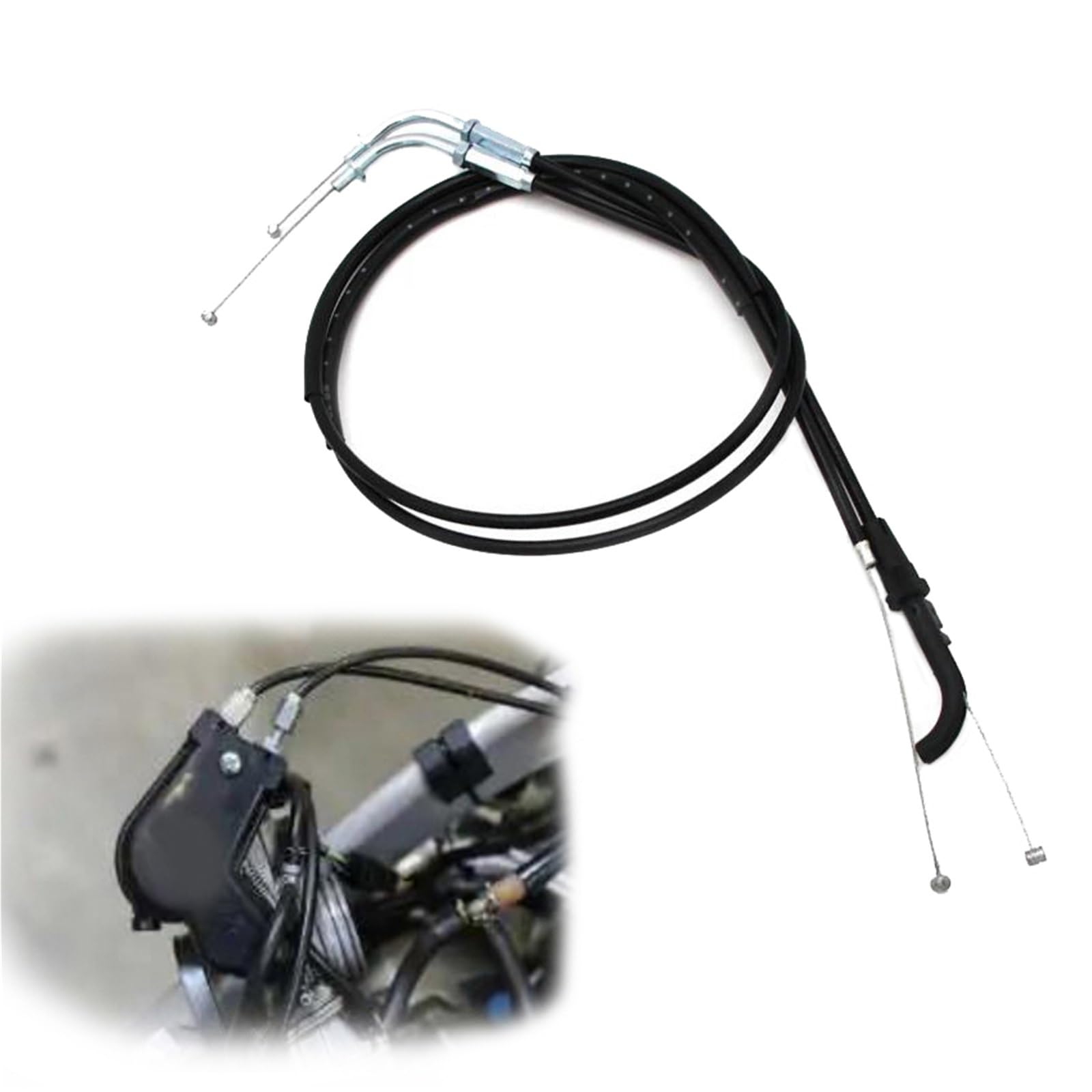 Câble d'accélérateur moto Kawasaki ZX400 ZZR400 pièce rechange embrayage 1993-2006