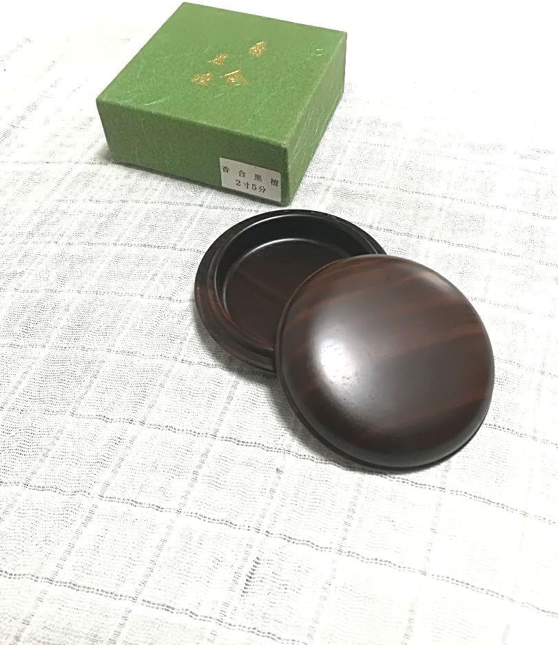 茶道具 香合 鉄仙 2.5寸 蒔絵 田中修孝作 角香合 仏具