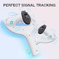 Vista 3 de APEXINNO VR Table Tennis Paddle Grip Handle for Meta Quest 3 Controllers Accessories, VR Ping-Pong Paddle Adapter for Eleven Table Tennis VR Game