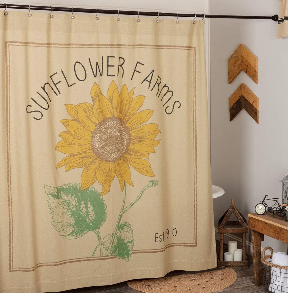 Valley Farms Sunflower Farms Shower Curtain