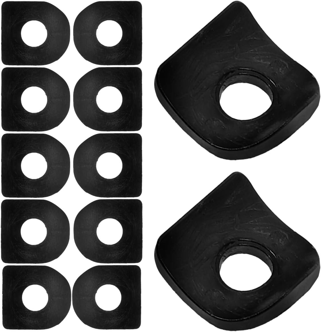 Mipcase 60pcs Bike Seat Clamp Washer Gasket for Mountain and Folding Rubber Cushions Compatible Seatpost Enhanced Stability and Comfort