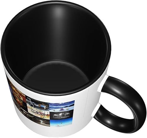 Miniatura 4 de Dream Rock Theater - Taza de café de cerámica para oficina, hogar, té, café con leche, expreso, bebida caliente, 12 onzas