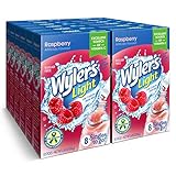 Wyler's Light Singles To Go Powder Packets, Water Drink Mix, Raspberry, 0.41 Oz (Pack of 12)