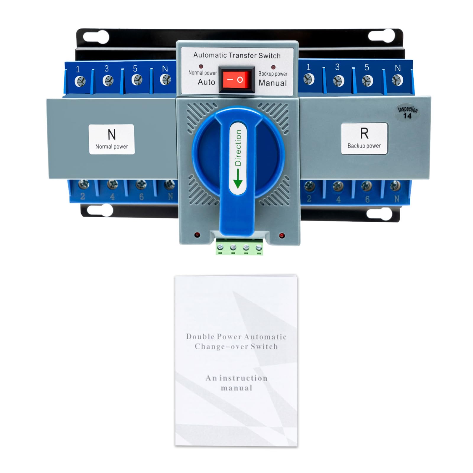 Automatischer Notstrom Umschalter 6A-63A, CB-Ebene zertifiziert, für Aufzüge und Überwachungssysteme