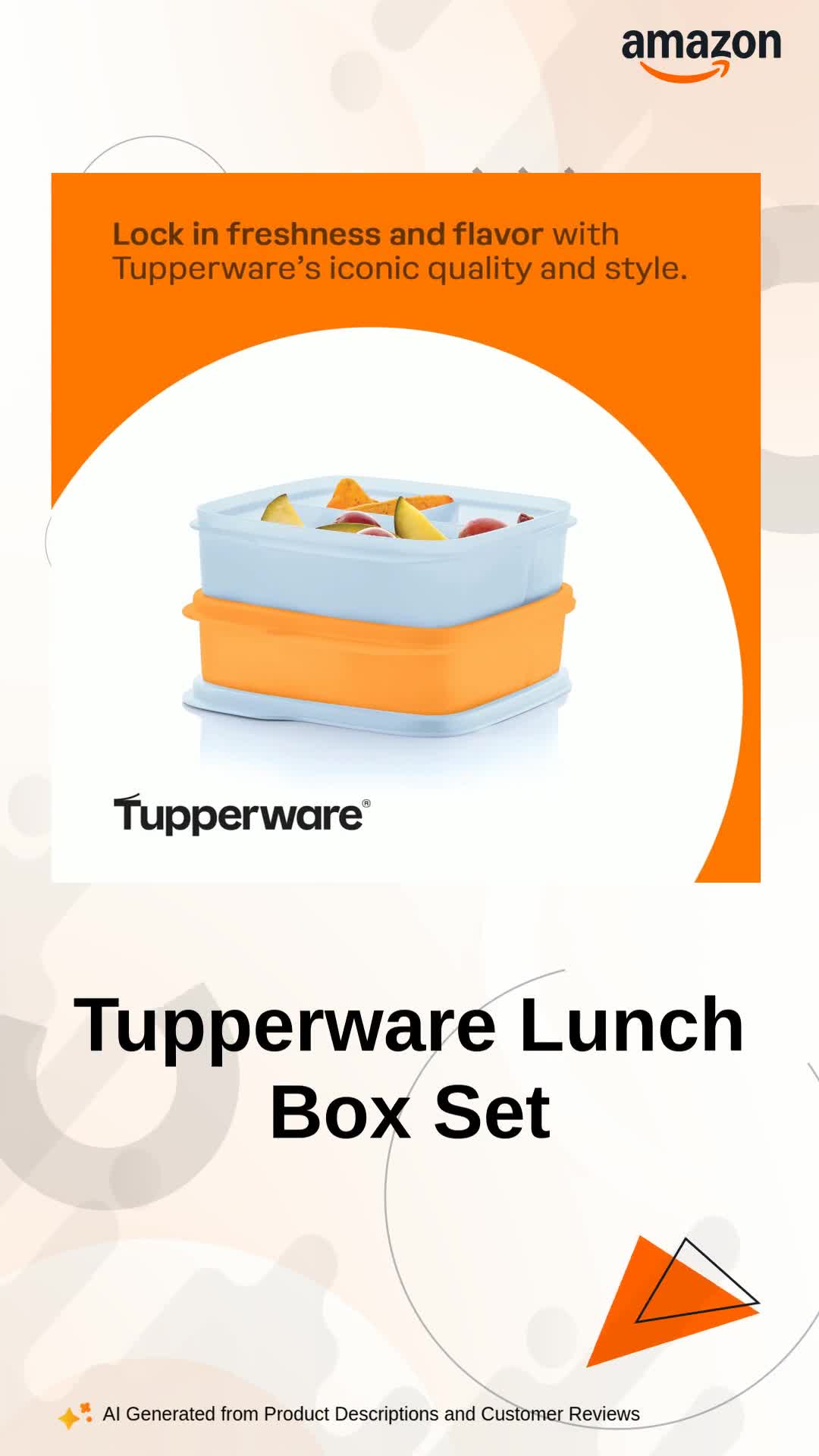 Buy Tupperware Lunch-It Portion & Go Compact 2-Lunch Box Set