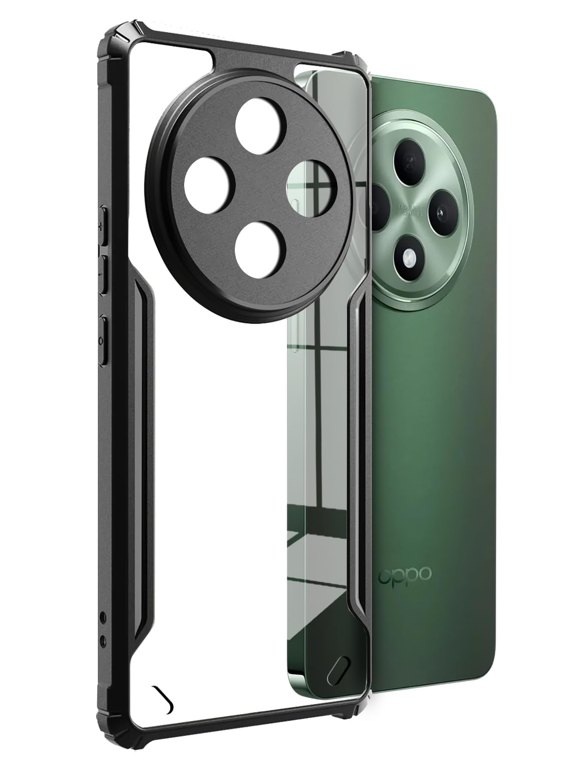 Hupshy Oppo F27 5G Back Case Cover, Camera Bump Protection, Shockproof Bumper Crystal Clear, Slim 360 Degree Protection, Acrylic Transparent Eagle TPU+PC (Matte Black) (B0DFT7RKMS) Amazon Price History, Amazon Price Tracker