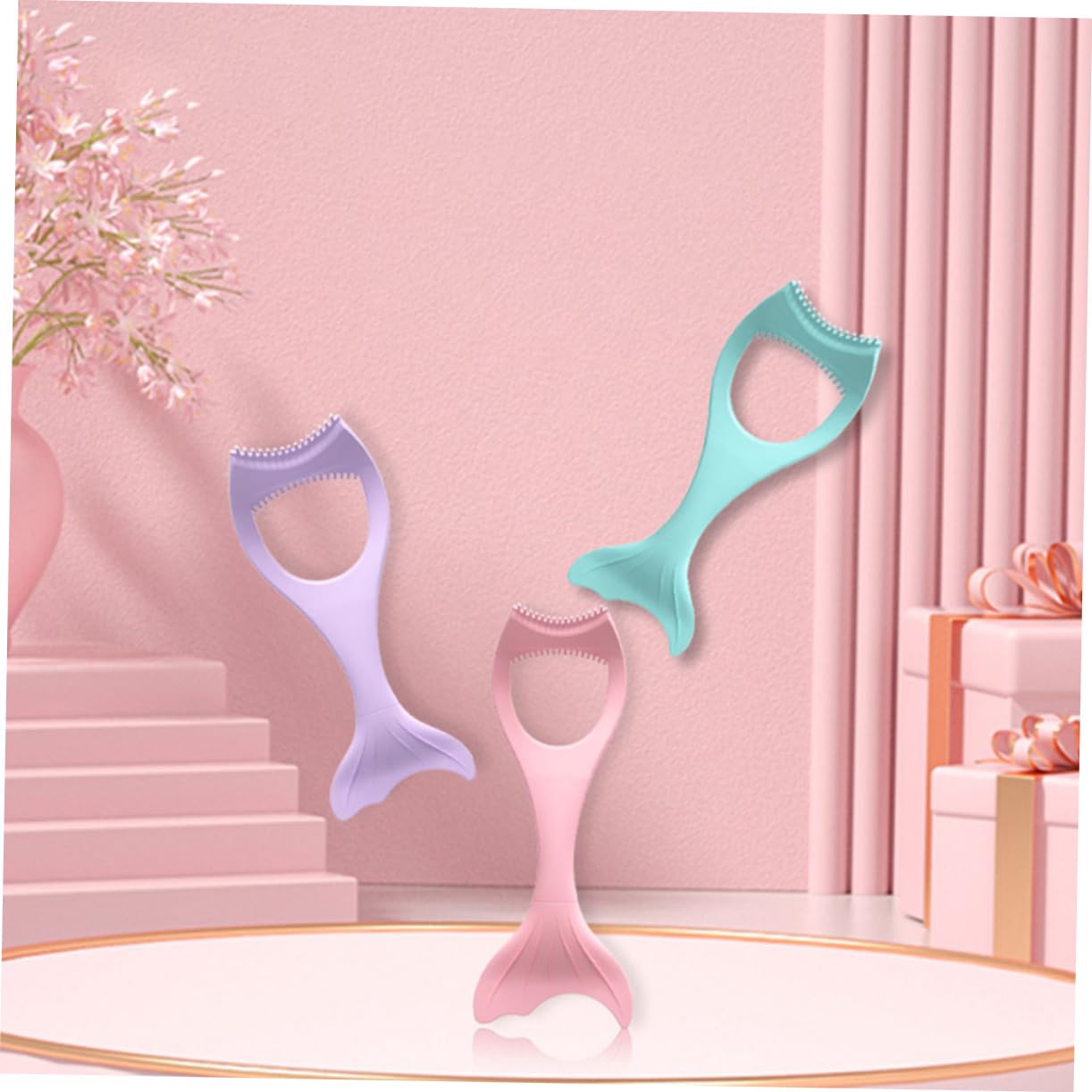 minkissy 6 pinceles de rímel, delineador de ojos, plantillas moldeadoras para niñas, delineador de ojos de silicona, herramienta de guía de delineador de ojos, herramientas de maquillaje para ojos,