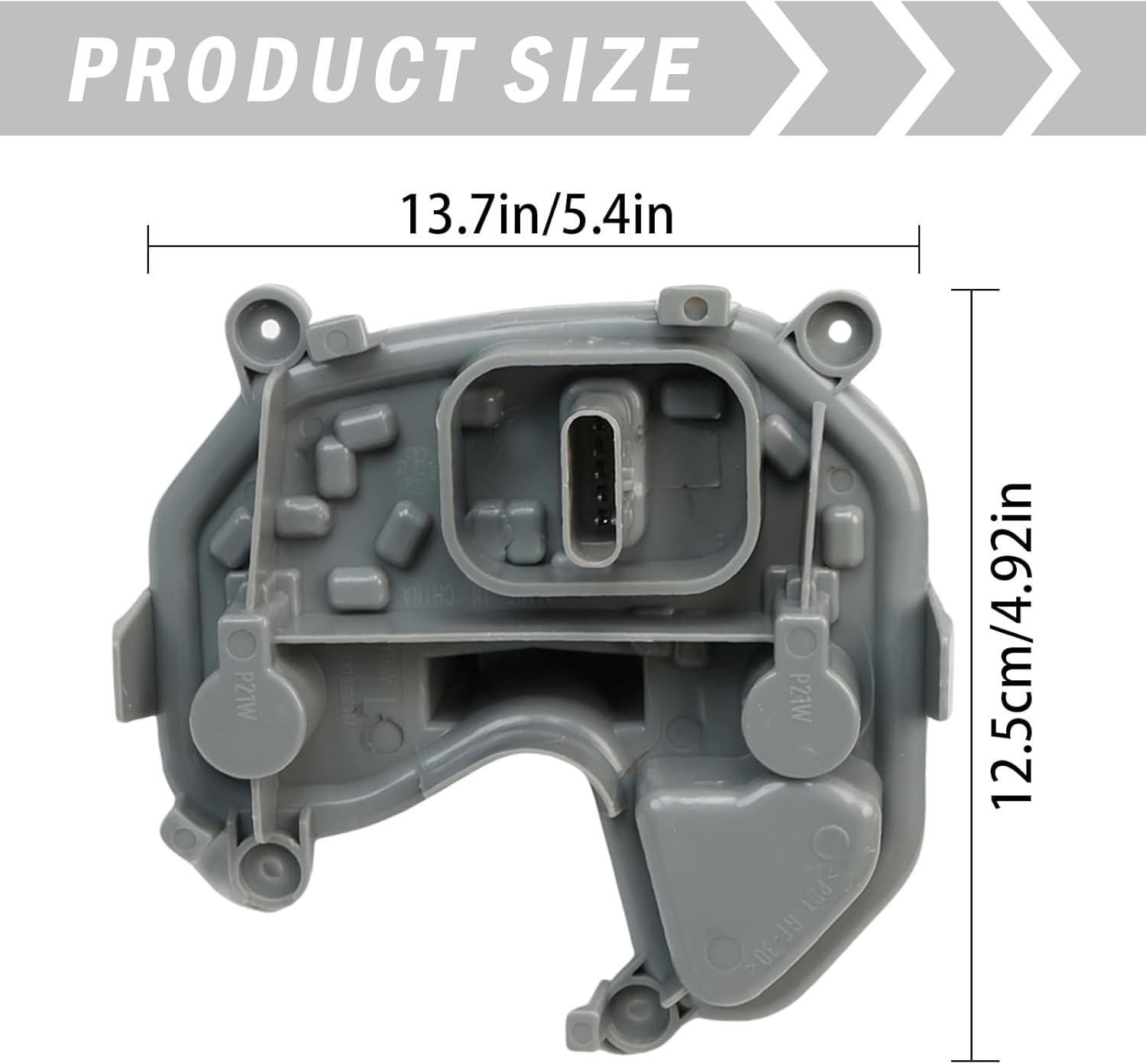 Rear Tail Light Lamp Holder Bracket with Harness and Bulb Left Driver Side Compatible with 2015-2023 Jeep Renegade, Rear Tail Lamp Housing 68270892AA