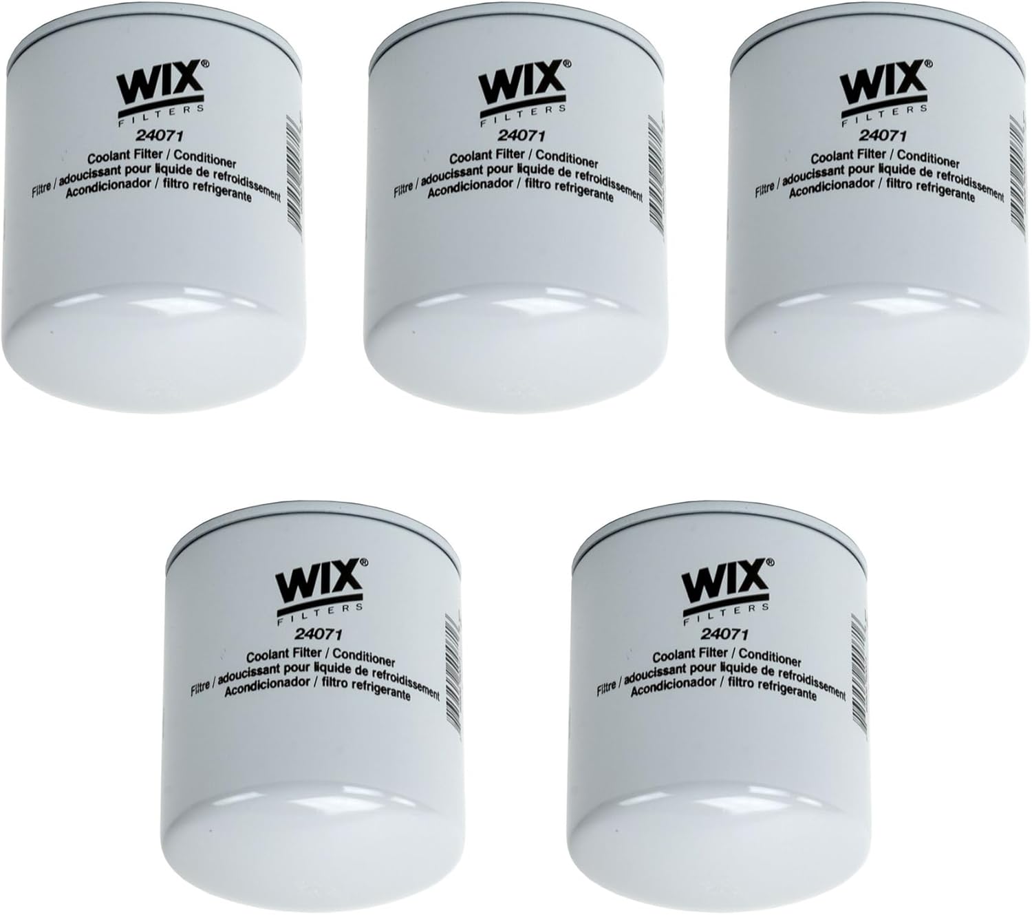 Alpaca Wix Engine Coolant Filter Set (Spin-On) (5 Pieces)