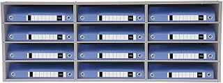 12 Slot Mail Sorter Organizer, Wood Literature Organizer Student Mailbox for Classroom, Desktop File Paper Storage Rack for Office Home School - 31.5"L×12.1”W×11.8“H (White, 12-Compartment-A)