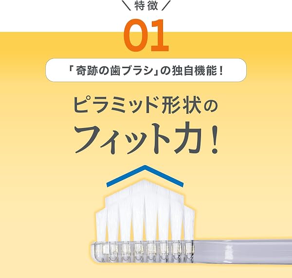 Miracle Toothbrush Just Trace to Remove Stains Adult Use Clear Brown 12-Piece Set [Authentic Product] [Official] - 5
