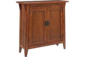 Leick Home 10001-RS Mission Foyer Cabinet with Solid Wood