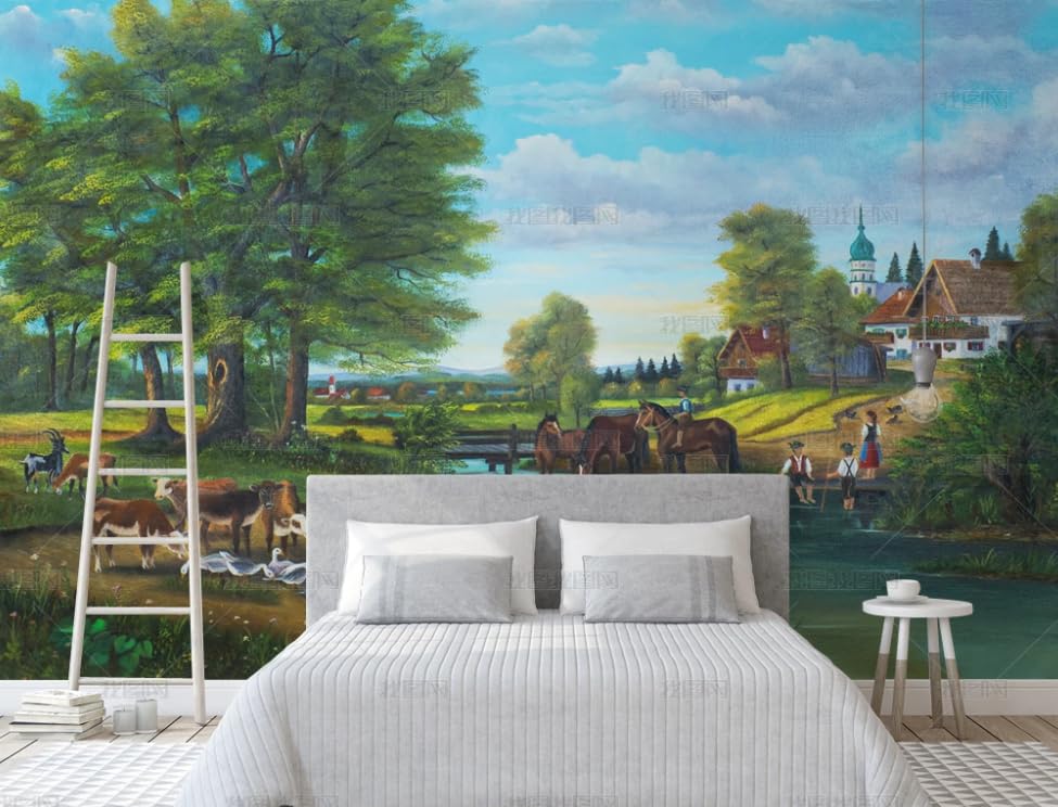 Papier peint intissé grand format pose facile déco murale 300cm - 2