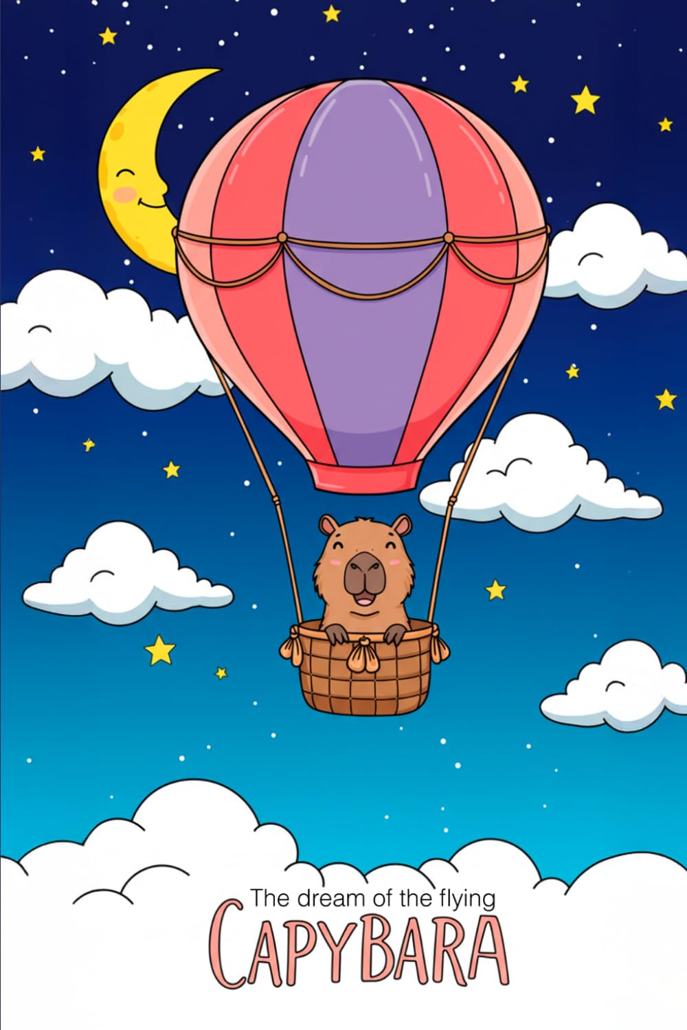 The Dream of the Flying Capybara: A Magical Story to Color and Dream Big! (Livros para Colorir)