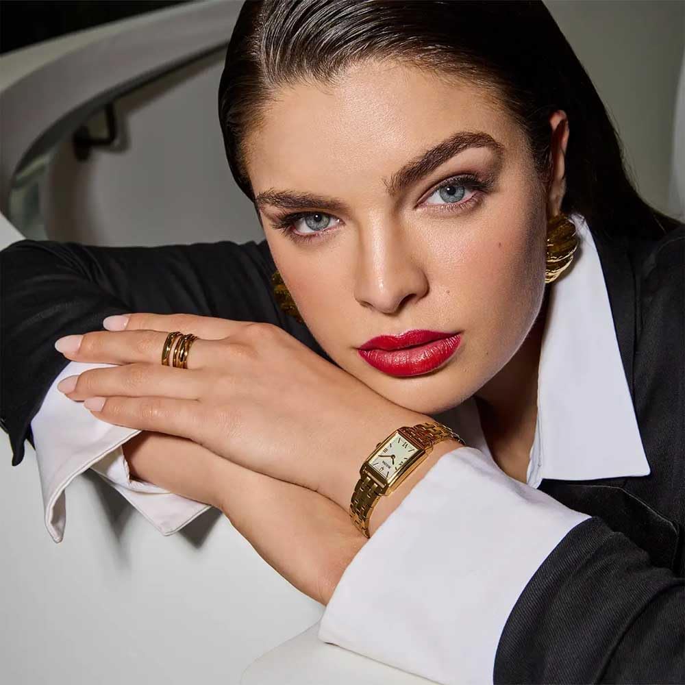 Bulova Orologio Analogico al Quarzo Donna con Cinturino in Acciaio Inossidabile 97L177