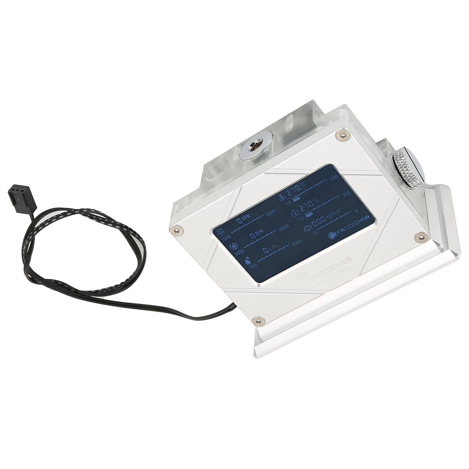 Monitor Intelligente del di Raffreddamento Ad Acqua LSJ-ZNRB Schermo di Visualizzazione Durevole Pompa 'acqua PWM per Appassionati di PC Lega di Alluminio + Materiale Acrilico