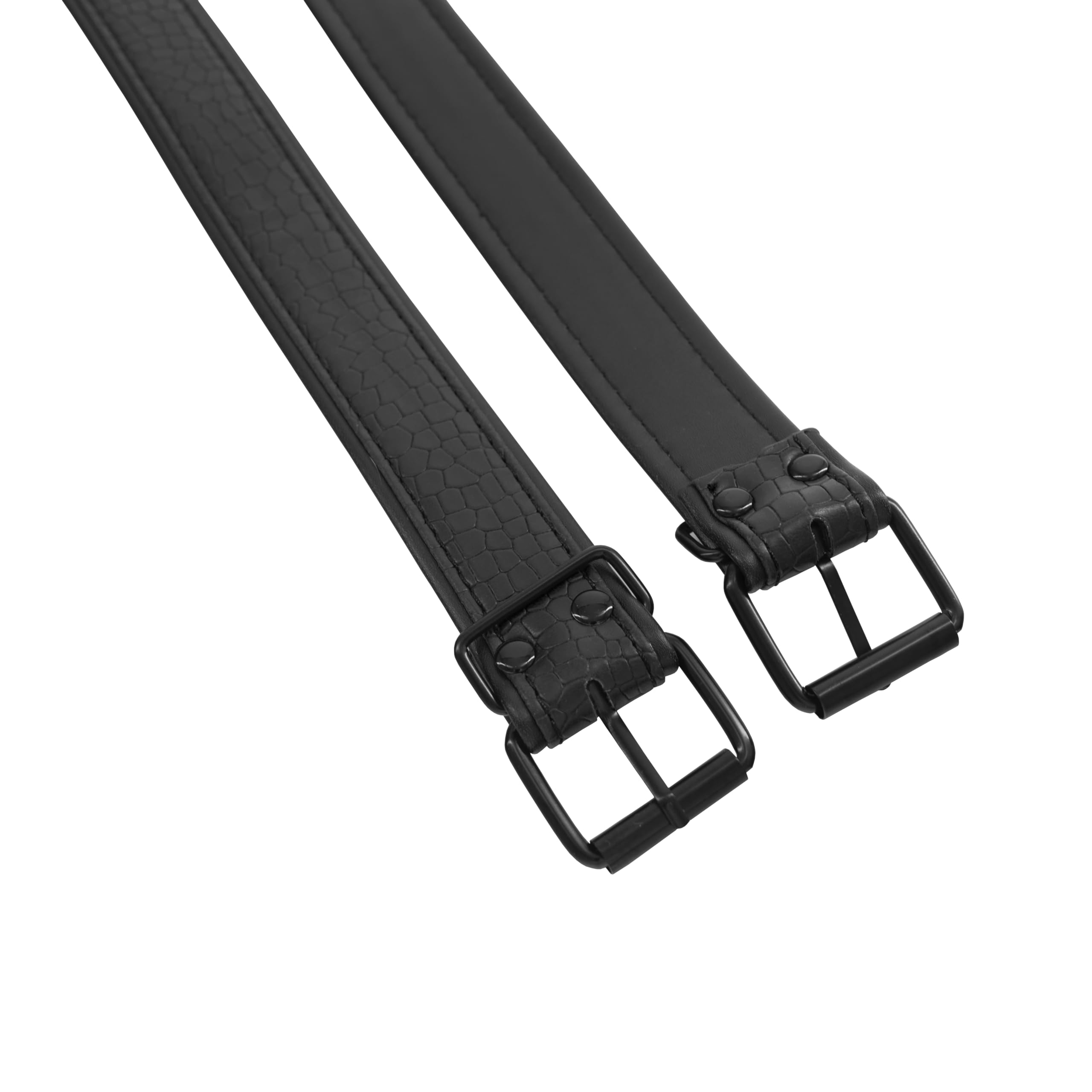QUYUWOWO Armband Leather Harness for Man Adjustable Armband Harness Belt 2pcs (Black)