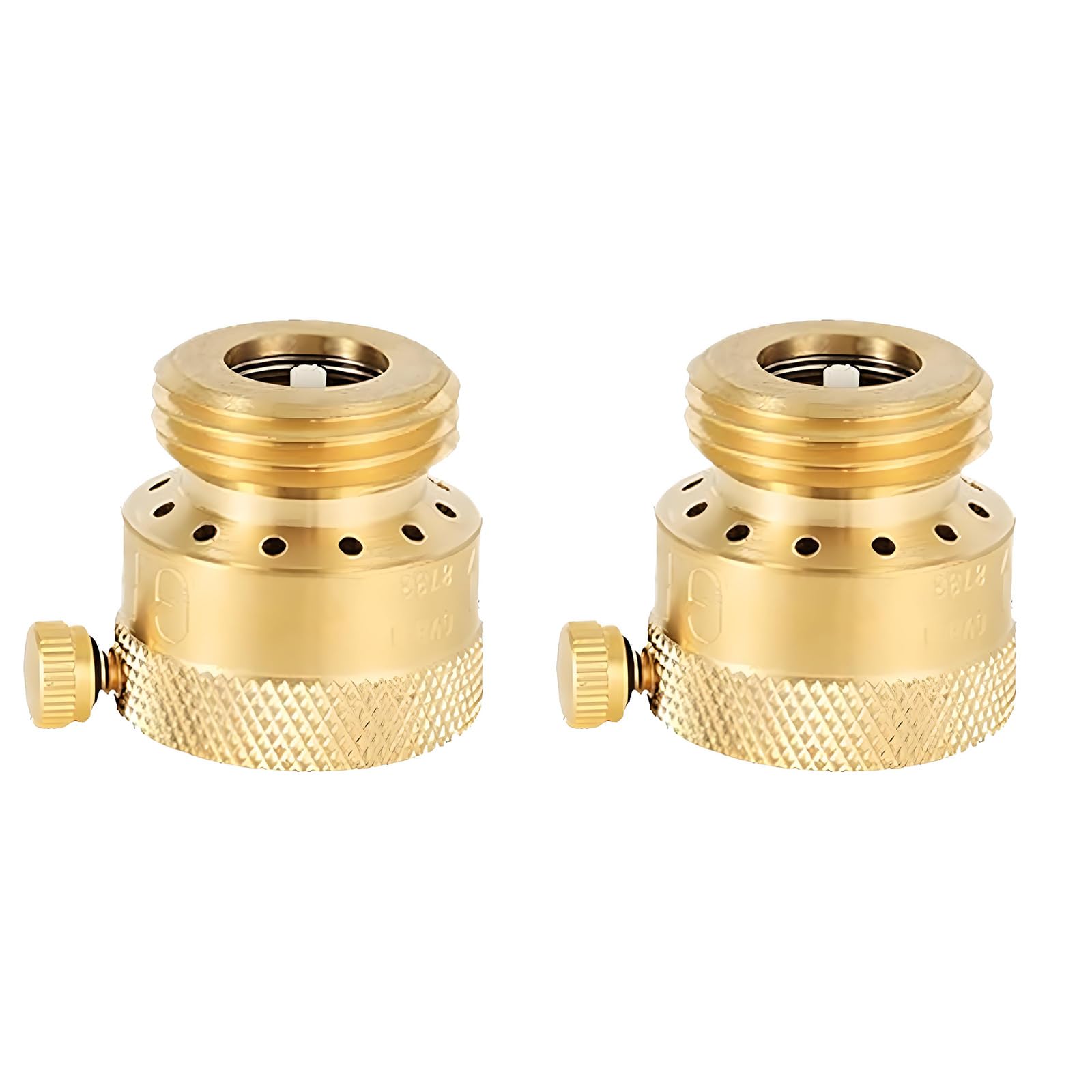 Tquxnga Multicolor 2Pcs Brass Anti Siphon Vacuum Breaker Hose Bib Connector Backflow Preventer Valves For Garden Hoses, Faucets Enduring Faucets