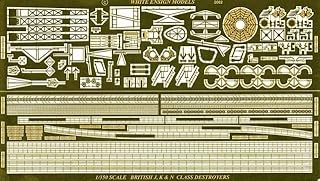 White Ensign Models 1/350 J, K & N Class Destroyer Photoetch Enhancement Parts